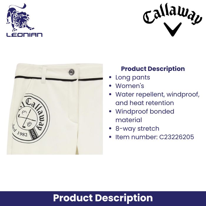 Callaway C23226205 Women's Long Pants