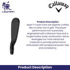 Callaway Iron Set Apex Ti Fusion Irons 5P