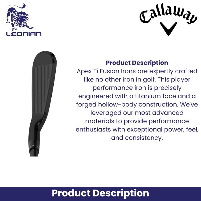 Callaway Iron Set Apex Ti Fusion Irons 5P