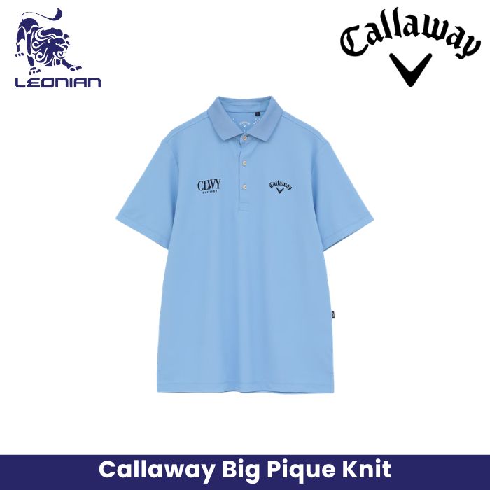 Callaway Big Pique Knit Golf Polo Shirt