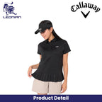 Callaway Palm Tree Jacquard Relaxed Women's Shirt
