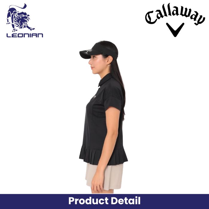 Callaway Palm Tree Jacquard Relaxed Women's Shirt