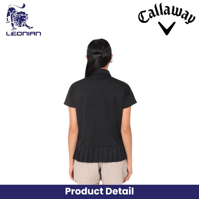 Callaway Palm Tree Jacquard Relaxed Women's Shirt