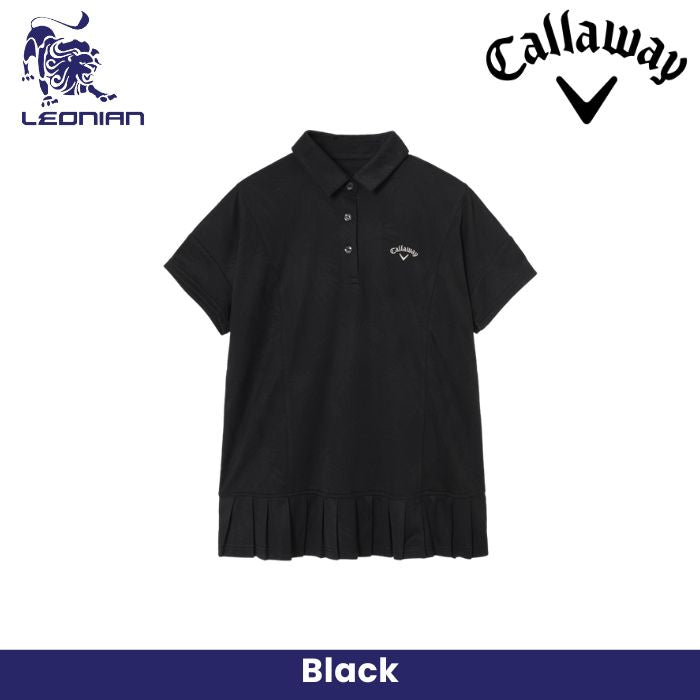 Callaway Palm Tree Jacquard Relaxed Women's Shirt