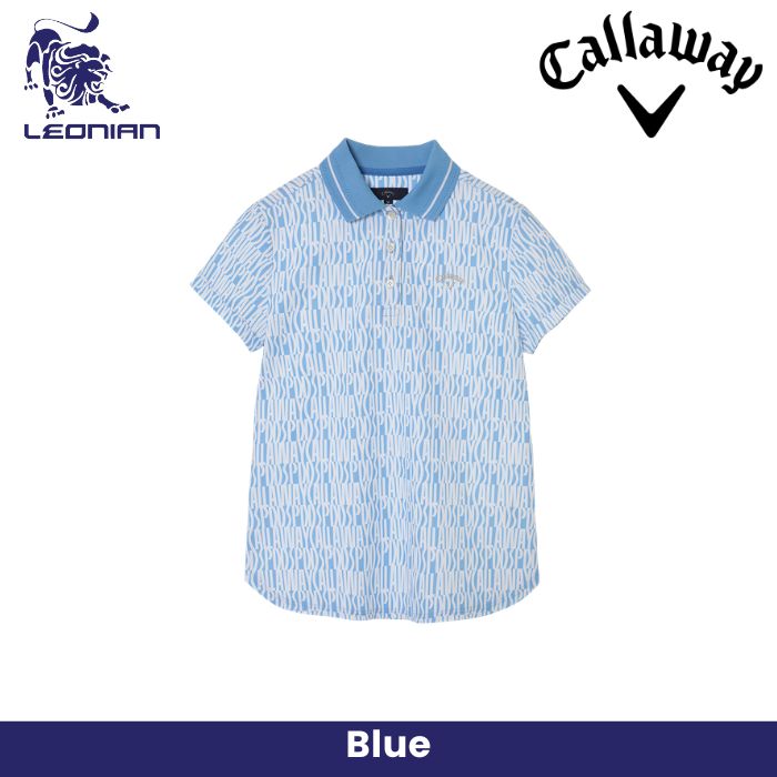 Callaway Lettered Print Pique Women's Shirt