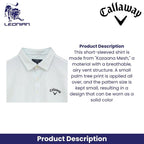 Callaway Mesh with Small Palm Trees Shirt
