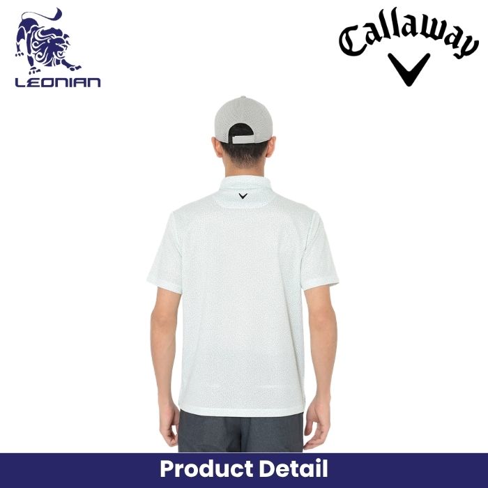 Callaway Mesh with Small Palm Trees Shirt