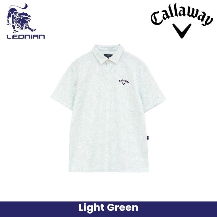 Callaway Mesh with Small Palm Trees Shirt