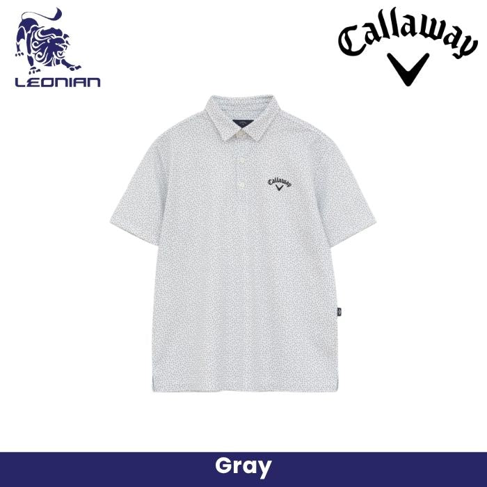 Callaway Mesh with Small Palm Trees Shirt