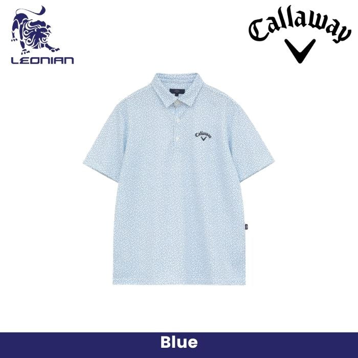Callaway Mesh with Small Palm Trees Shirt
