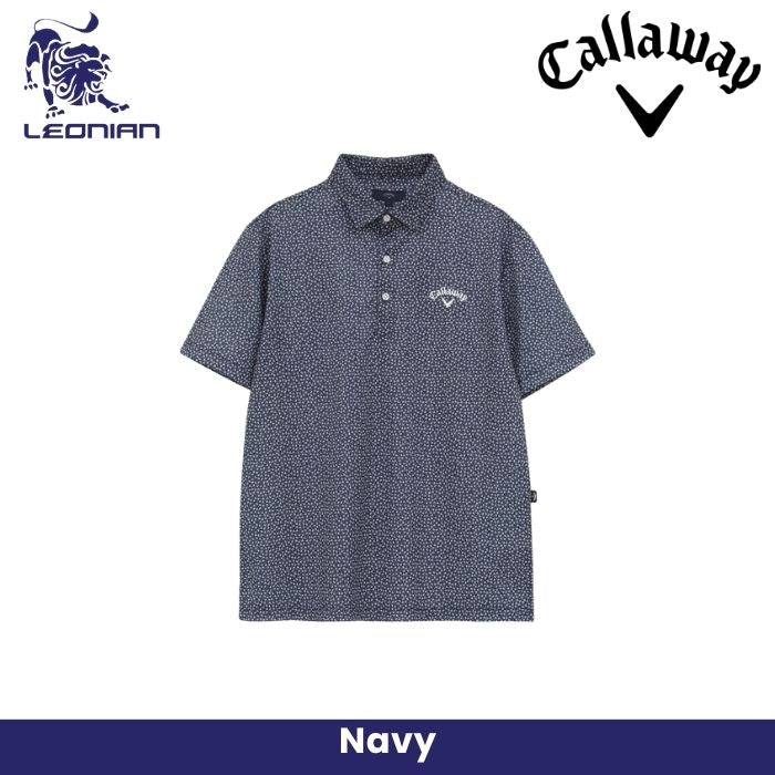 Callaway Mesh with Small Palm Trees Shirt