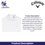 Callaway Mini Waffle Relaxed Golf Polo Shirt