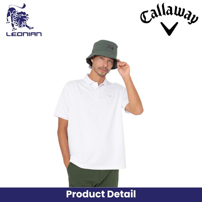 Callaway Mini Waffle Relaxed Golf Polo Shirt