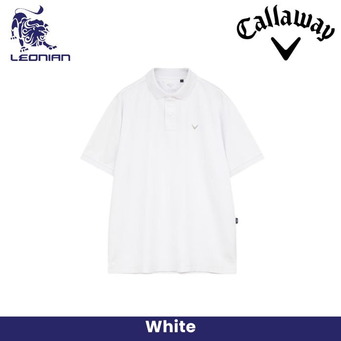 Callaway Mini Waffle Relaxed Golf Polo Shirt