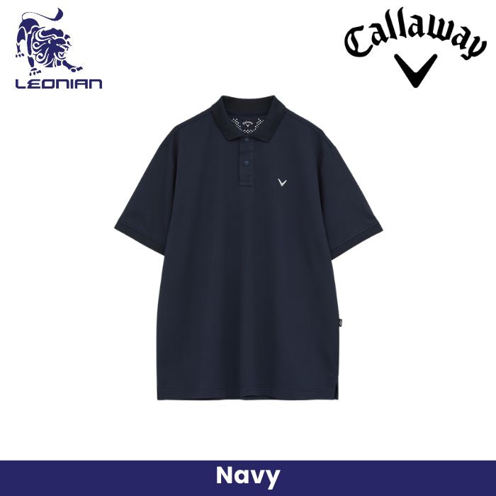 Callaway Mini Waffle Relaxed Golf Polo Shirt
