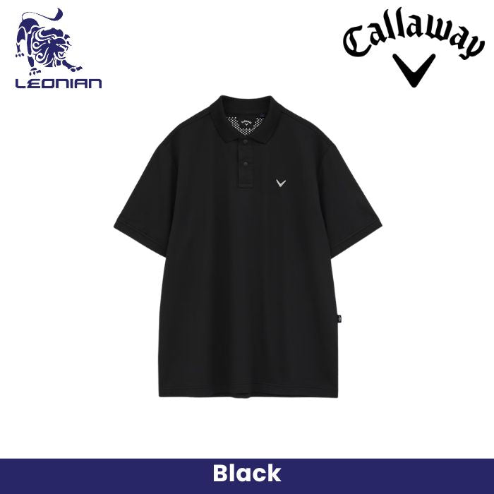Callaway Mini Waffle Relaxed Golf Polo Shirt
