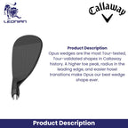 Callaway Wedge Opus Black S200 STF Golf Club