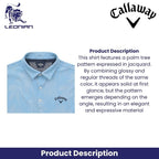 Callaway Palm Tree Pattern Jacquard Shirt