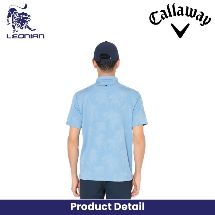 Callaway Palm Tree Pattern Jacquard Shirt