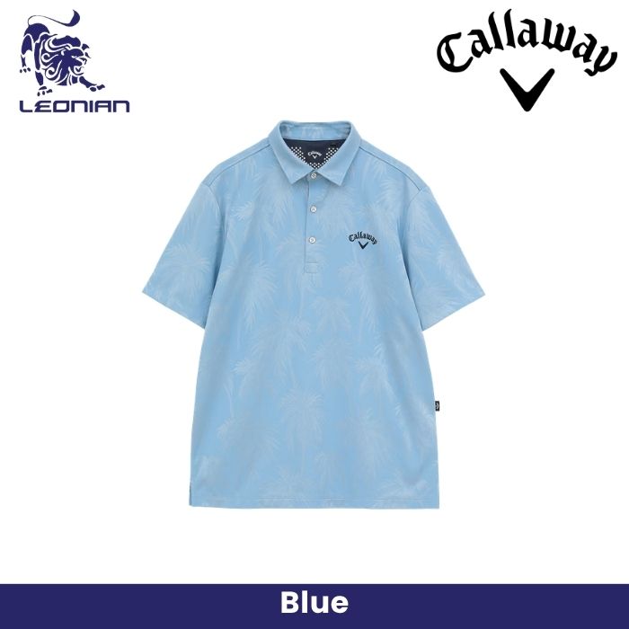Callaway Palm Tree Pattern Jacquard Shirt
