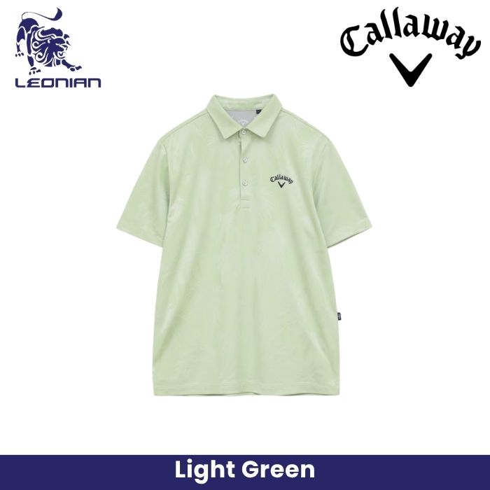 Callaway Palm Tree Pattern Jacquard Shirt