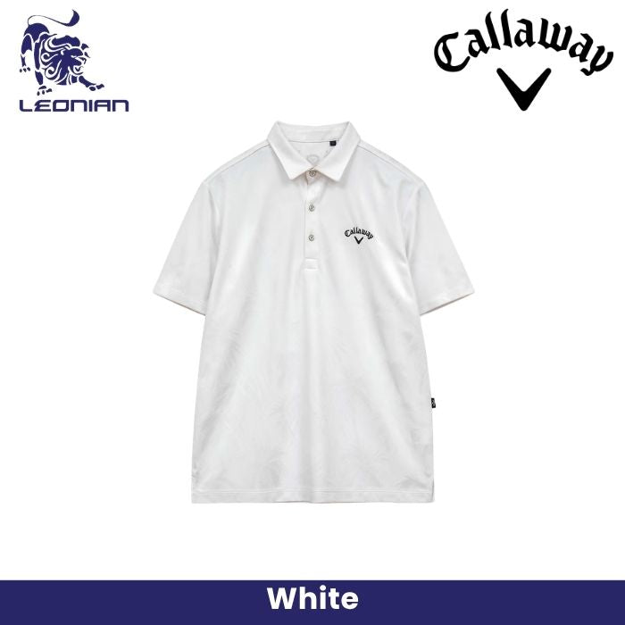 Callaway Palm Tree Pattern Jacquard Shirt