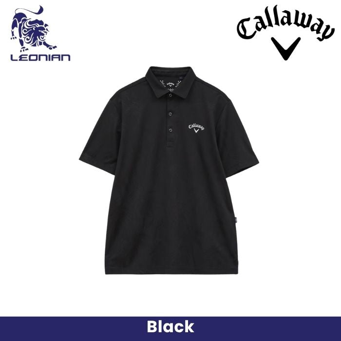 Callaway Palm Tree Pattern Jacquard Shirt