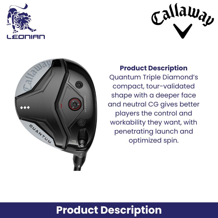 Callaway Quantum Triple Diamond Fairway Woods