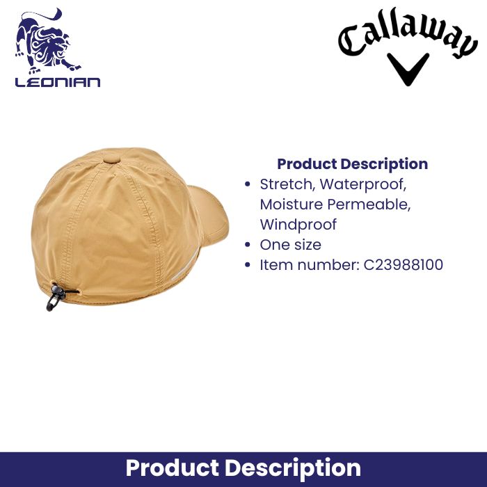 Callaway C23988100 Men's Classic Rain Cap