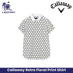 Callaway Retro Floral Print Women's Shirt