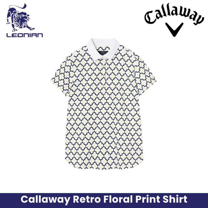 Callaway Retro Floral Print Women's Shirt