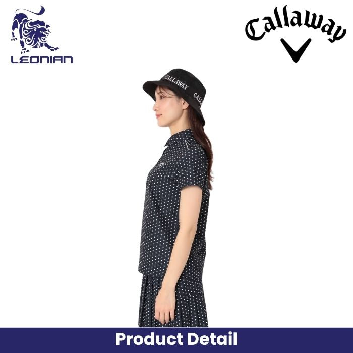 Callaway Mesh Dot Print Women's Shirt
