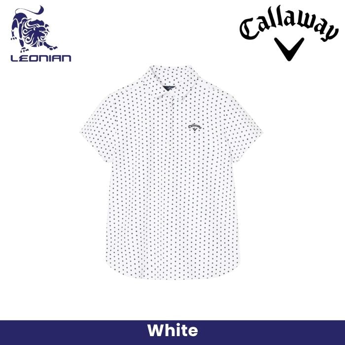 Callaway Mesh Dot Print Women's Shirt