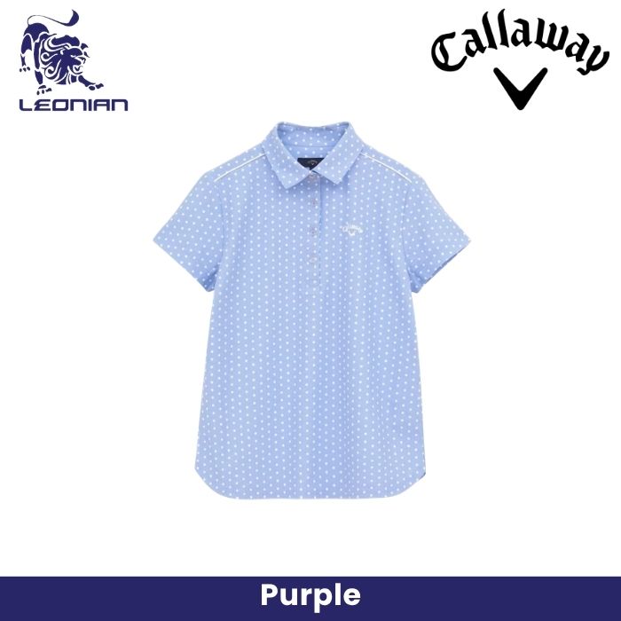 Callaway Mesh Dot Print Women's Shirt