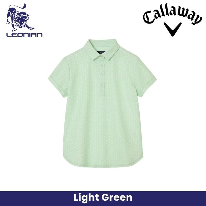 Callaway Mesh Dot Print Women's Shirt