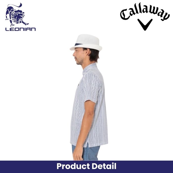 Callaway Shirt with Mesh Stripe Pattern