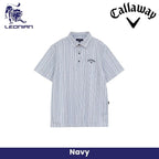 Callaway Shirt with Mesh Stripe Pattern
