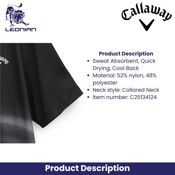 Callaway C25134124 Men's Short Sleeve Polo Shirt