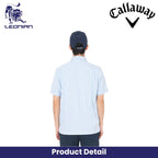 Callaway Striped Jacquard Golf Polo Shirt