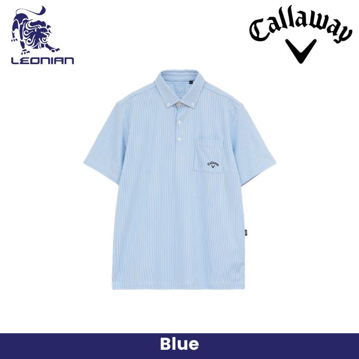 Callaway Striped Jacquard Golf Polo Shirt