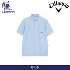 Callaway Striped Jacquard Golf Polo Shirt