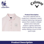Callaway Striped Jacquard Women's Shirt