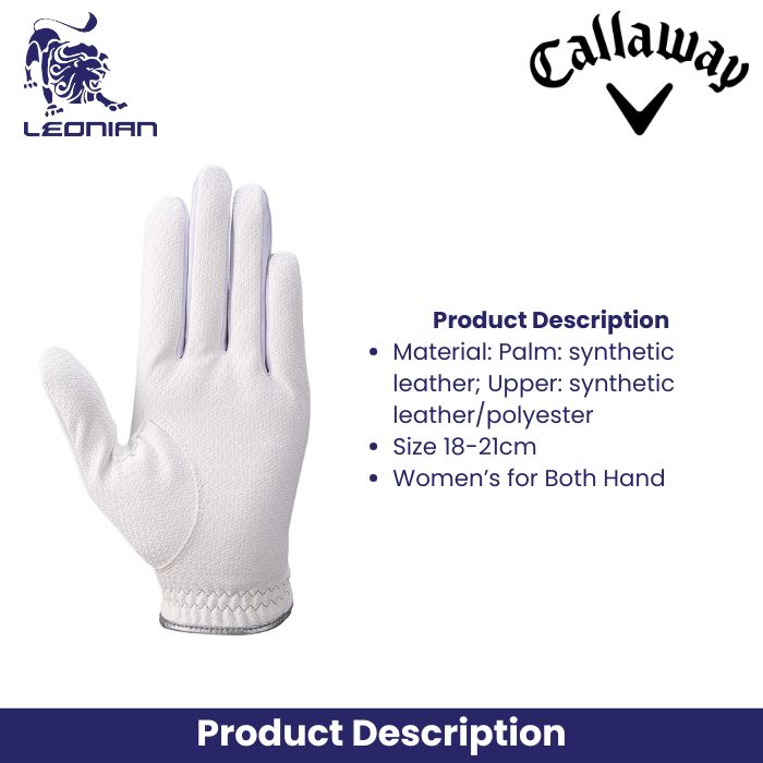 Callaway Style Dual Women Glove