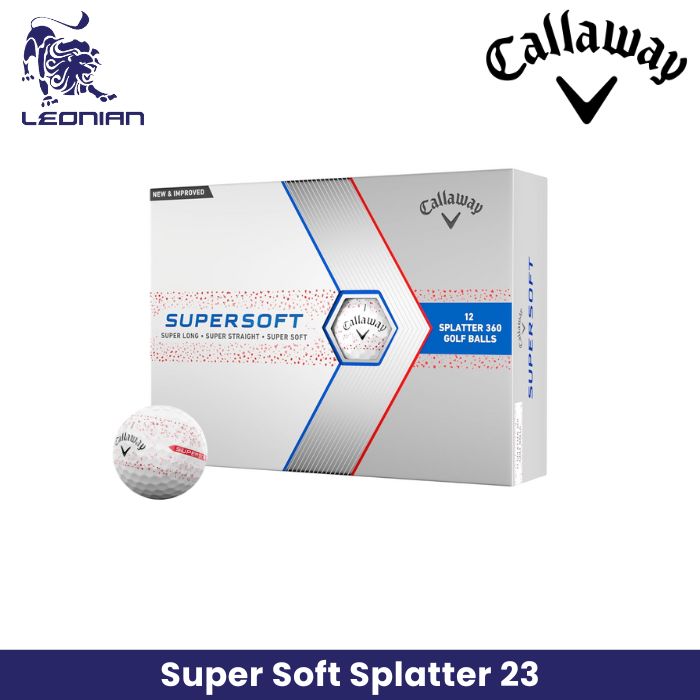 Callaway Supersoft Splatter 360 Golf Ball 2023