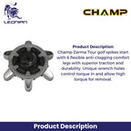 Champ Golf Zarma Tour Spikes