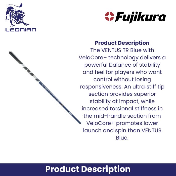 Fujikura VENTUS TR Blue with VeloCore+