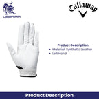 Callaway Warbird LH Glove 25