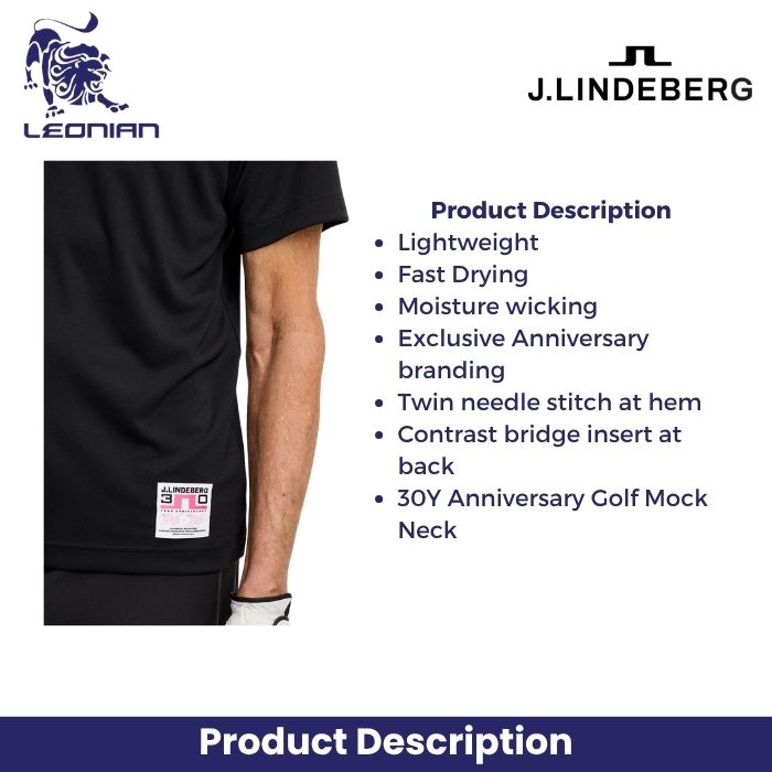 J.Lindeberg 30Y Rory KV Mock Neck