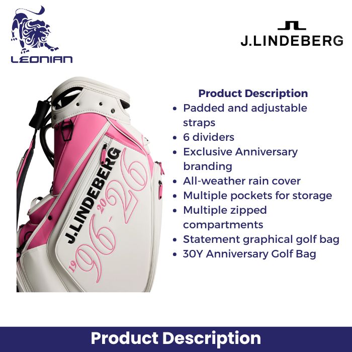 J.Lindeberg 30Y Staff Bag