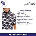J.Lindeberg 30Y Tour Tech Argyle Polo